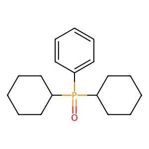 二环己基苯基氧化膦 structure