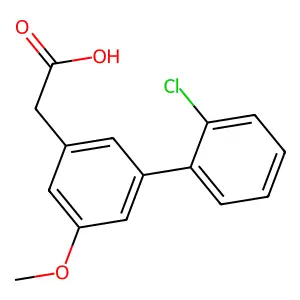 3-联苯乙酸2'-氯-5-甲氧基 structure