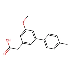 3-联苯乙酸5-甲氧基-4'-甲基 structure