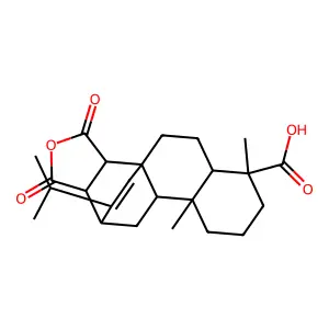 马来海松酸 structure