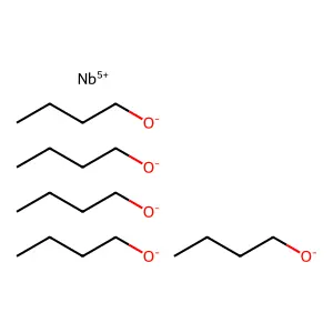 1-Butanol, niobium(5+) salt (5:1) structure