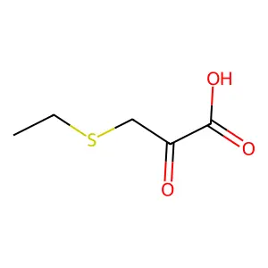 3-(乙硫基)-2-氧代丙酸 structure
