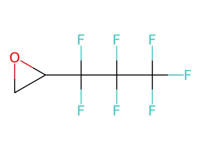 2-(Heptafluoropropyl)oxirane structure