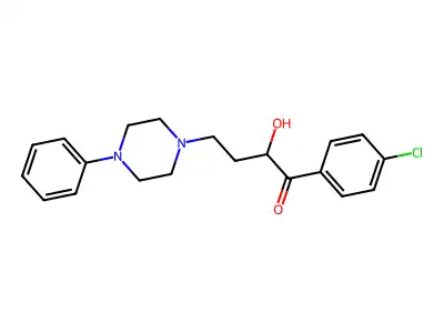 4'-Chloro-2-hydroxy-4-(4-phenylpiperazine-1-yl)butyrophenone structure
