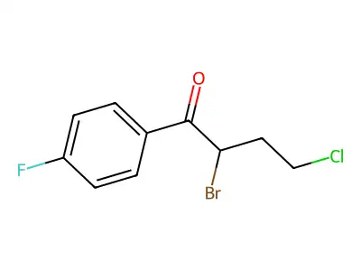 2-Bromo-4-chloro-4'-fluorobutyrophenone structure