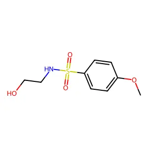 N-(2-Hydroxy-ethyl)-4-methoxy-benzenesulfonamide structure