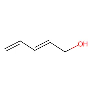 2,4-Pentadien-1-ol, (2E)- structure