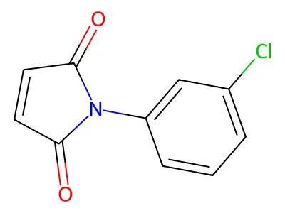 1-(3-chlorophenyl)-2,5-dihydro-1H-pyrrole-2,5-dione structure