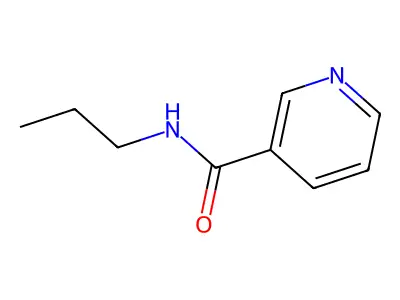 3-Pyridinecarboxamide, N-propyl- structure
