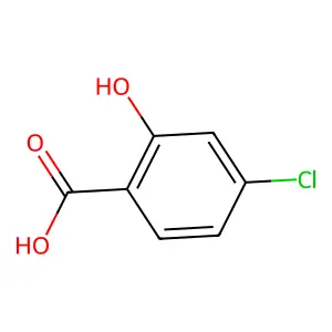 4-氯水杨酸 structure
