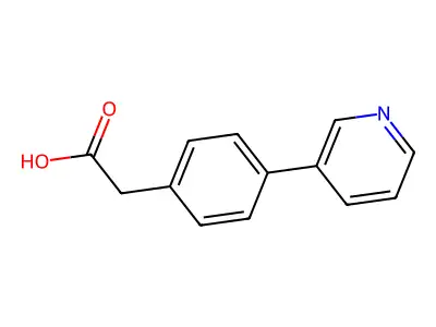 4-(3'-Pyridyl)phenylacetic acid structure