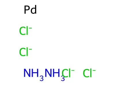 Tetrachlorodiamminepalladium (IV) structure