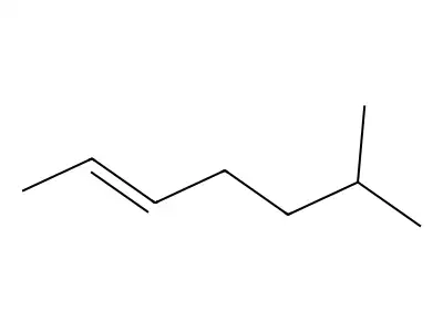 6-Methyl-2-heptene structure