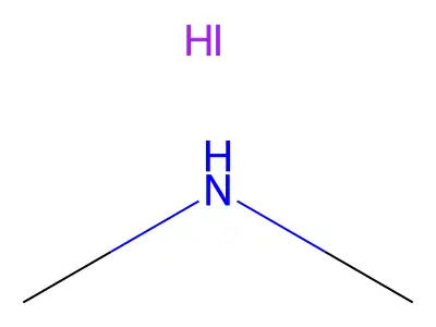 Di甲基铵 碘化物 structure