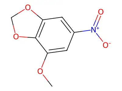 4-Methoxy-6-nitro-1,3-benzodioxole structure