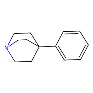 4-Phenyl-1-azabicyclo(2.2.2)octane structure