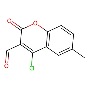 4-Chloro-3-formyl-6-methylcoumarin structure