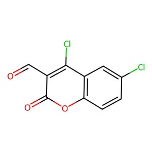 4,6-Dichloro-3-formylcoumarin structure