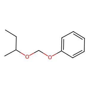 (Sec-butoxymethoxy)benzene structure