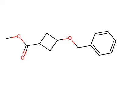 Methyl 3-(benzyloxy)cyclobutanecarboxylate structure