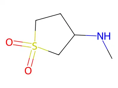 Tetrahydro-N-methylthiophen-3-amine 1,1-dioxide structure