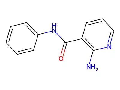 3-Pyridinecarboxamide, 2-amino-N-phenyl- structure