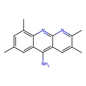 2,3,7,9-Tetramethylbenzo[b][1,8]naphthyridin-5-amine structure