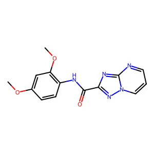 N-(2,4-dimethoxyphenyl)-[1,2,4]triazolo[1,5-a]pyrimidine-2-carboxamide structure
