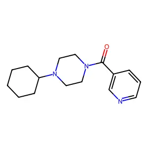 (4-Cyclohexylpiperazin-1-yl)-pyridin-3-ylmethanone structure