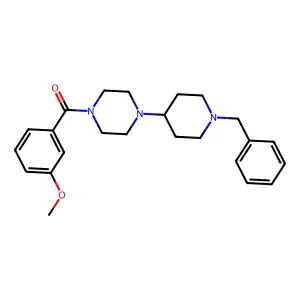 [4-(1-Benzylpiperidin-4-yl)piperazin-1-yl]-(3-methoxyphenyl)methanone structure