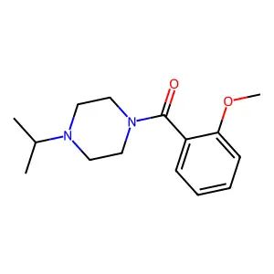 1-Isopropyl-4-(2-methoxybenzoyl)piperazine structure