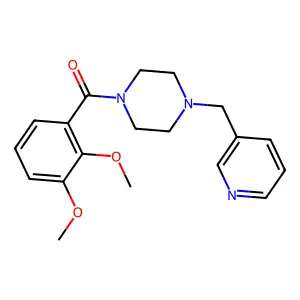 (2,3-Dimethoxyphenyl)-[4-(pyridin-3-ylmethyl)piperazin-1-yl]methanone structure