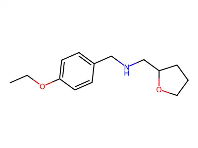 (4-Ethoxy-benzyl)-(tetrahydro-furan-2-ylmethyl)-amine structure