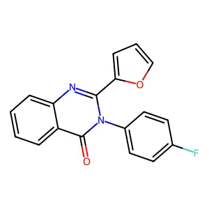 3-(4-Fluorophenyl)-2-(furan-2-yl)quinazolin-4-one structure