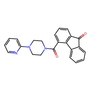 4-(4-Pyridin-2-ylpiperazine-1-carbonyl)fluoren-9-one structure
