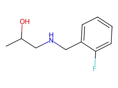 1-((2-Fluorobenzyl)amino)propan-2-ol structure