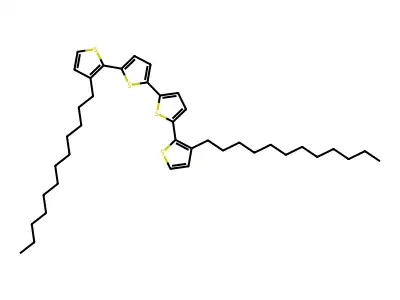 3,3'''-Didodecyl-2,2':5',2'':5'',2'''-quaterthiophene structure