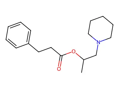 1-(Piperidin-1-yl)propan-2-yl 3-phenylpropanoate structure