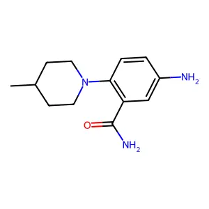 5-Amino-2-(4-methyl-piperidin-1-yl)-benzamide structure