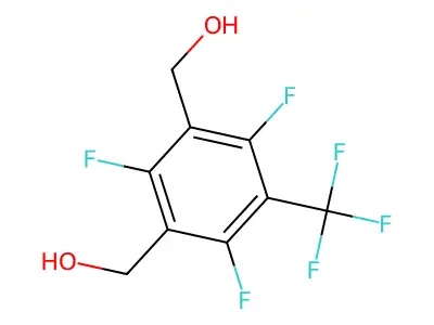 2,4,6-Trifluoro-3,5-bis(hydroxymethyl)benzotrifluoride structure