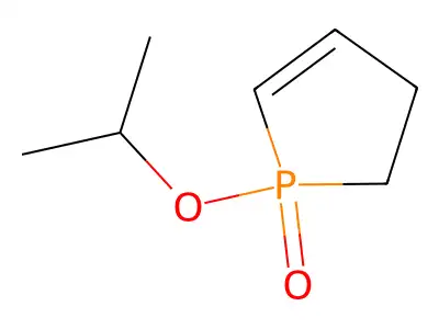 2-Phospholene, 1-isopropoxy-, 1-oxide structure