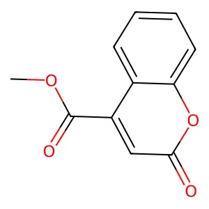 Methyl 2-oxo-2H-1-benzopyran-4-carboxylate structure