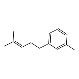1-(3-Methylphenyl)-4-methyl-3-pentene structure