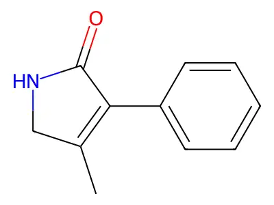 4-methyl-3-phenyl-1,5-dihydro-2H-pyrrol-2-one structure