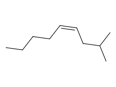 4-Nonene, 2-methyl-, (Z)- structure