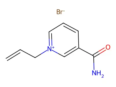 1-Allyl-3-carbamoylpyridinium bromide structure