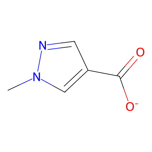 1-methyl-1H-pyrazole-4-carboxylate structure