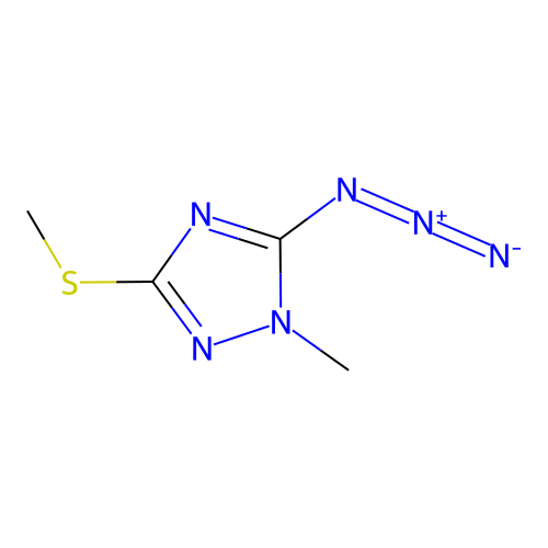 5-Azido-1-methyl-3-methylsulfanyl-1,2,4-triazole structure