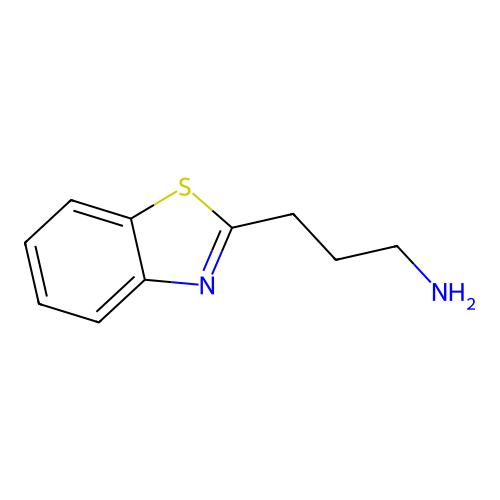 3-(1,3-Benzothiazol-2-yl)propan-1-amine structure