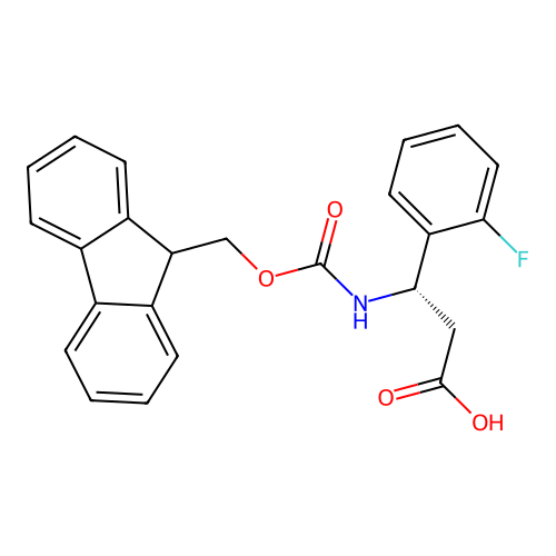 Fmoc-2-Fluoro-L-b-phenylalanine structure